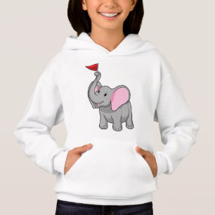 Elephant with Flag