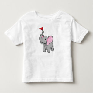 Elephant with Flag Toddler T-Shirt
