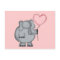 Elephant with Heart Balloon