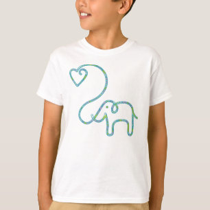 ELEPHANT with heart T-Shirt