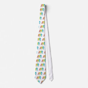 Elephant with Lines Tie
