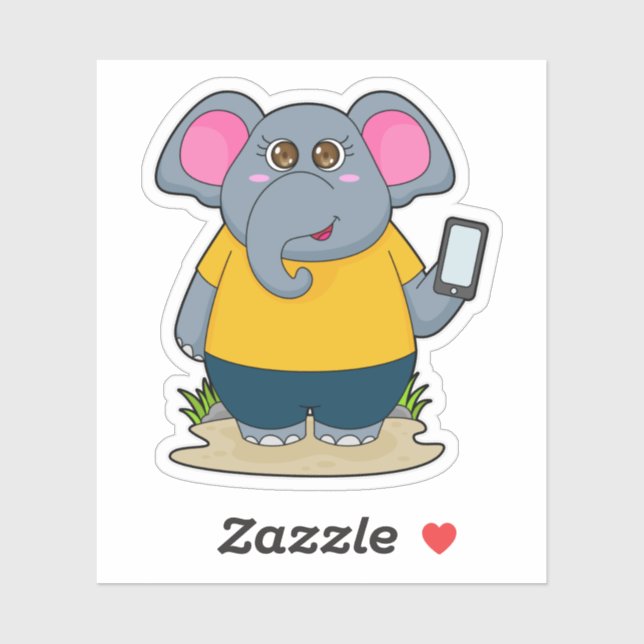 Elephant with Mobile (Sheet)