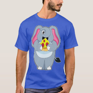Elephant With Pizza T-Shirt