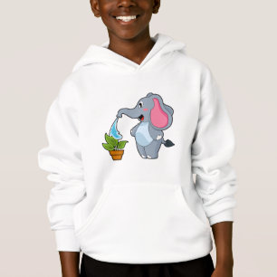 Elephant with Plant