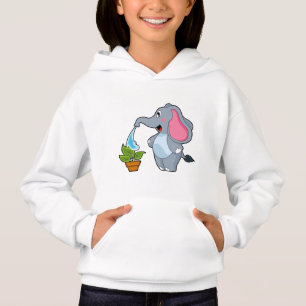 Elephant with Plant
