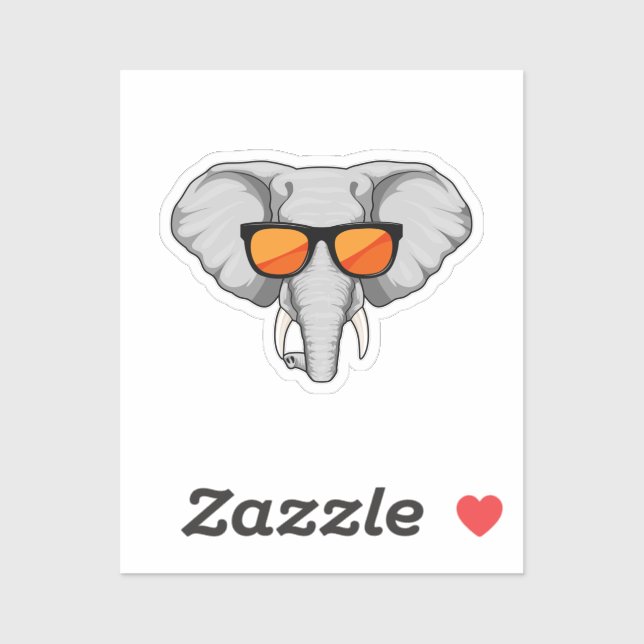 Elephant with Sunglasses (Sheet)