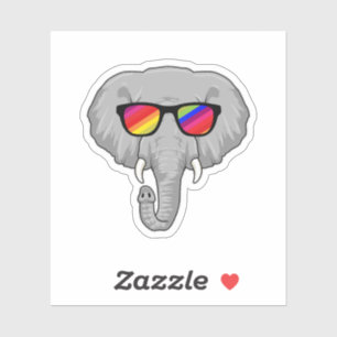 Elephant with Sunglasses