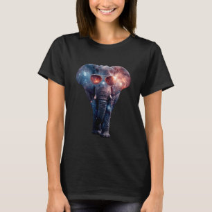 Elephant with Sunglasses Safari Elephant Animal Lo T-Shirt
