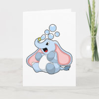 Elephant with Water bubbles