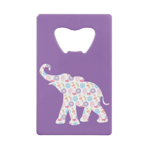 Elephant-with-Watercolor-flowers Pattern Unique