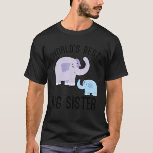 Elephant World's Best Big Sister T-Shirt