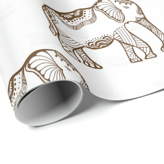 Elephant wrapping paper (Roll Corner)
