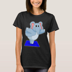 Elephant Yoga Fitness Gymnastics T-Shirt