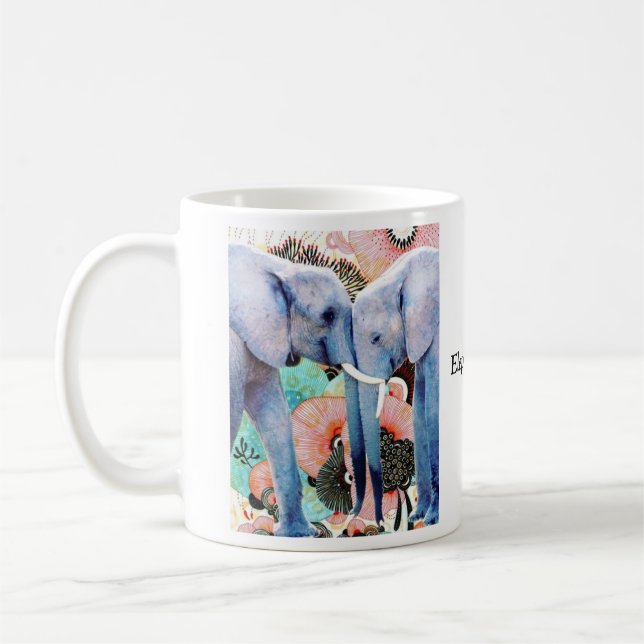 Elephant You Coffee Mug (Left)
