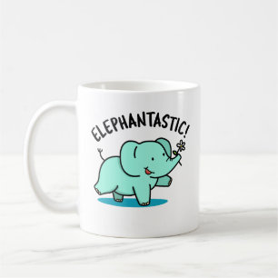 Elephantastic Funny Elephant Pun  Coffee Mug