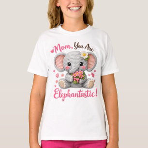 Elephantastic Mom Cute Elephant Mothers Day Gift I T-Shirt