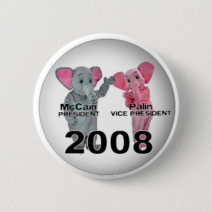Elephantcandidates 6 Cm Round Badge