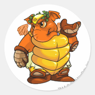 Elephante Altador Player Classic Round Sticker