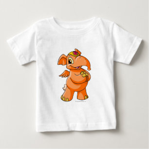 Elephante Orange Baby T-Shirt