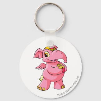 Elephante Pink Key Ring