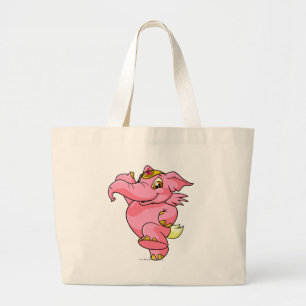 Elephante Pink Large Tote Bag