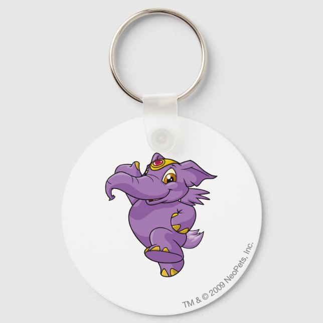 Elephante Purple Key Ring (Front)