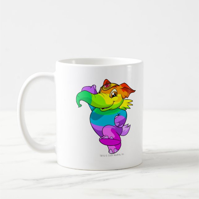 Elephante Rainbow Coffee Mug (Left)