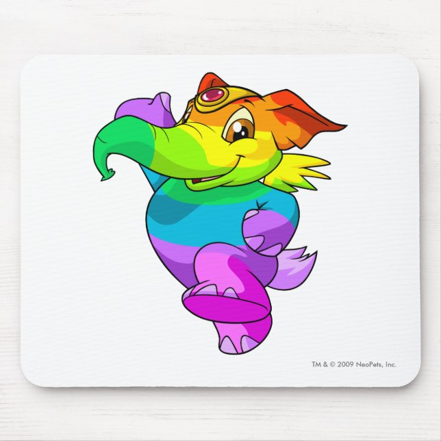 Elephante Rainbow Mouse Pad (Front)