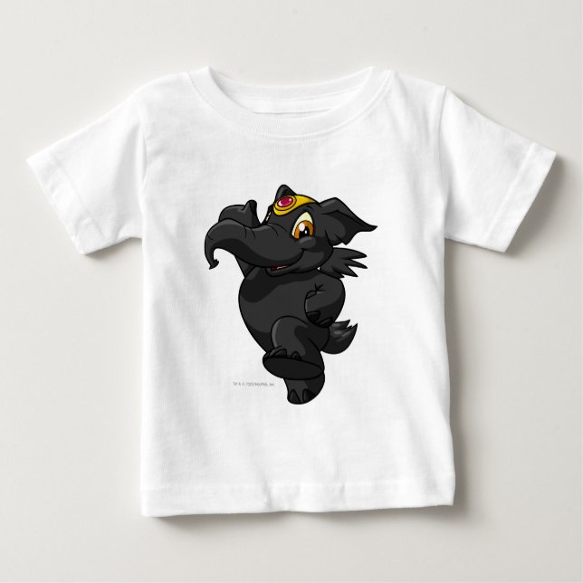 Elephante Shadow Baby T-Shirt (Front)