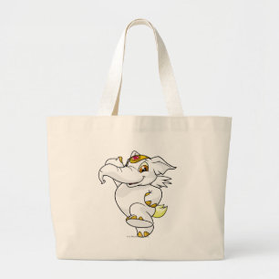 Elephante White Large Tote Bag