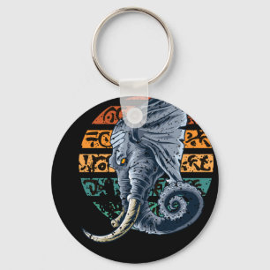 Elephantopus Elephant Tentacle Trunk Lovecraft Key Ring