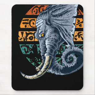 Elephantopus Elephant Tentacle Trunk Lovecraft Mouse Pad