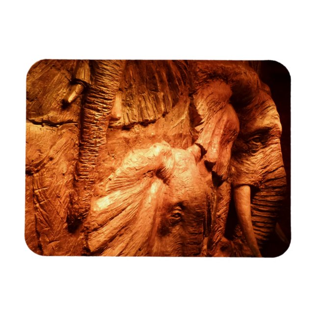 Elephants 3"x4" Magnet (Horizontal)