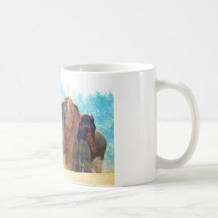 Elephants Animals Safari Destiny Peace Love Coffee Mug
