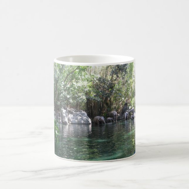 Elephants at play mug (Center)