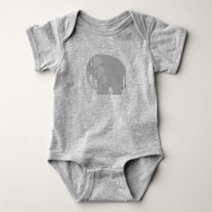 Elephants Baby Bodysuit