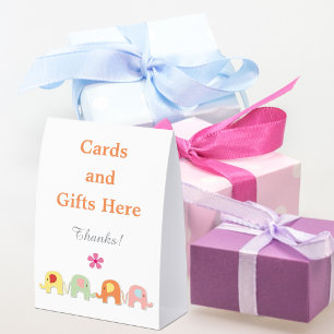 Elephants Baby Shower Cards and Gifts