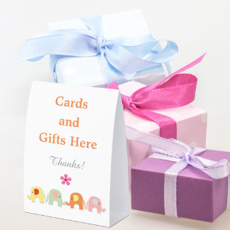 Elephants Baby Shower Cards and Gifts