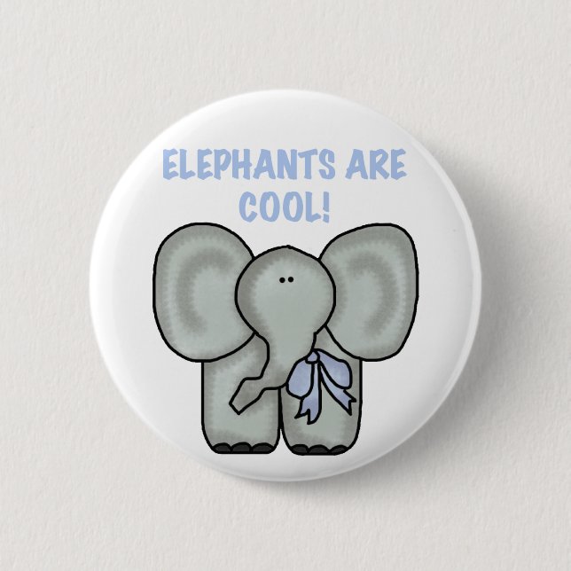 ELEPHANTS Button (Front)