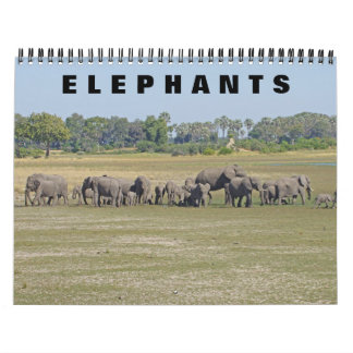 ELEPHANTS CALENDAR