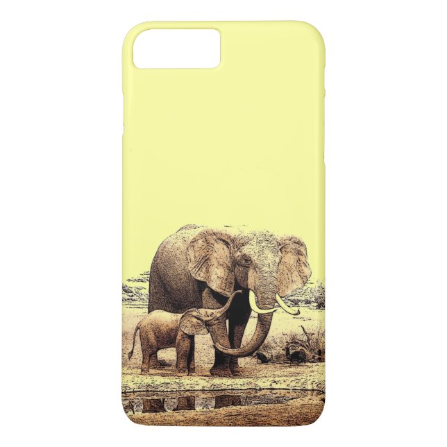Elephants Case-Mate iPhone Case (Back)