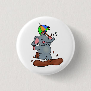 Elephants Get Big Dirty Feet Button