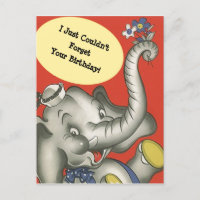 Elephants memory couldnt forget your birthday PC