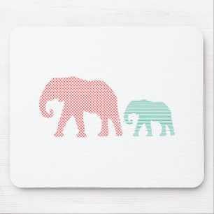 Elephants Mouse Pad