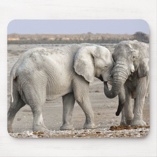 Elephants Mouse Pad (Front)