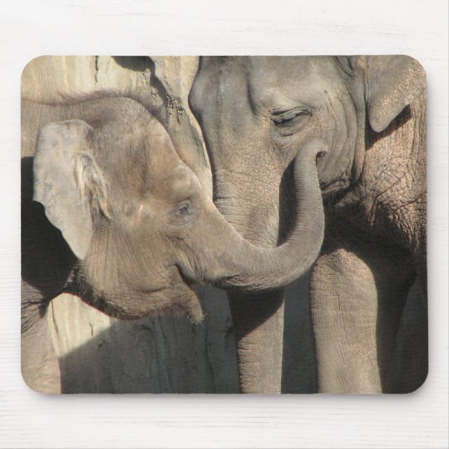 Elephants Mouse Pad (Front)