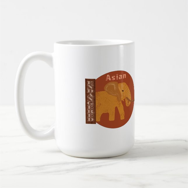 Elephants Need Our Help Coffee Mug (Left)