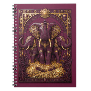 Elephants of Abundance Notebook