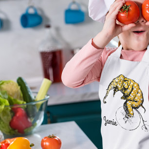 Elephants on Bikes = Yikes Kids Apron