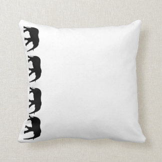 Elephants on parade cushion